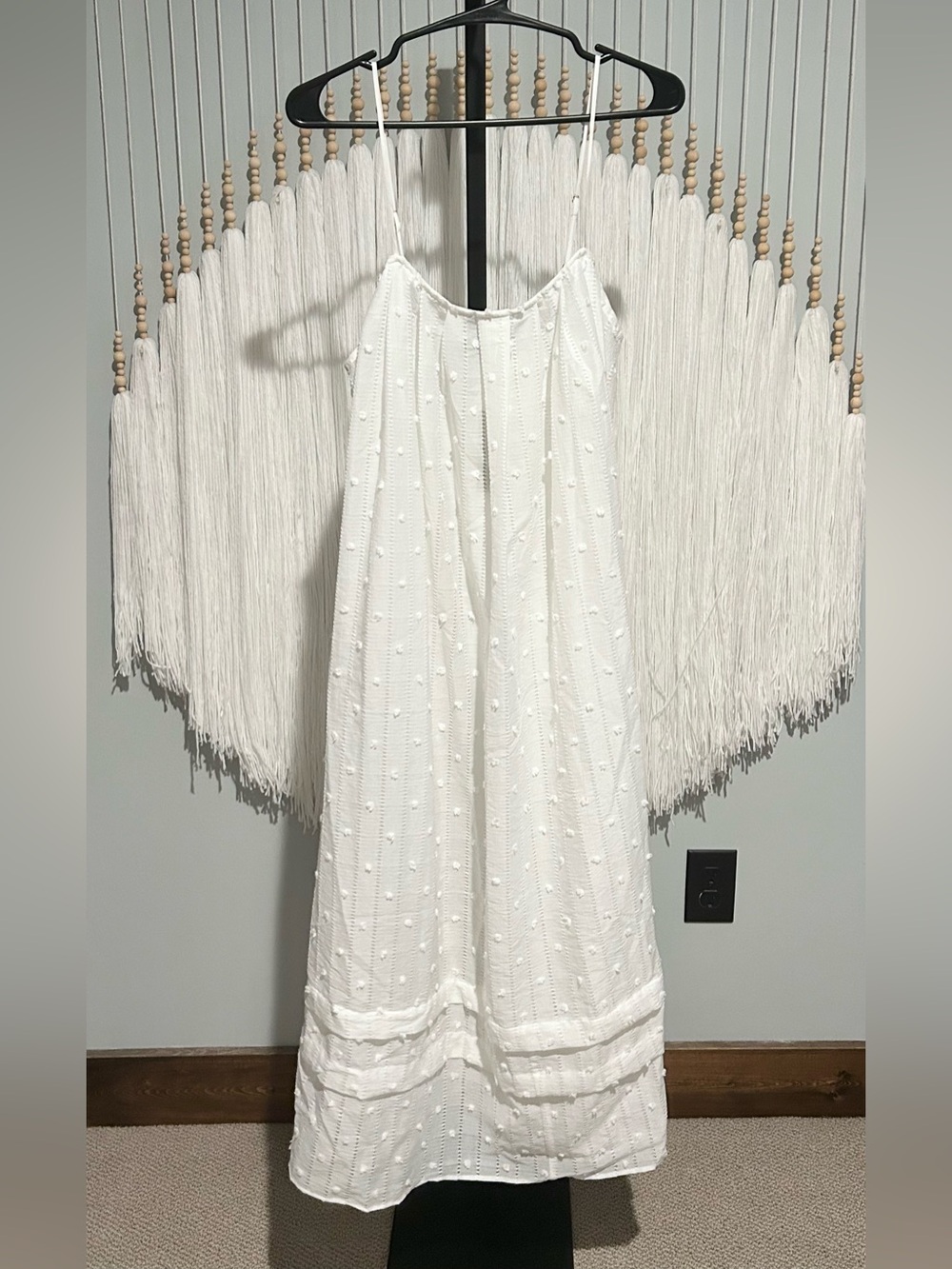 J.CREW Shift Midi Dress in Textured Dot, Size S - Picture 4 of 5